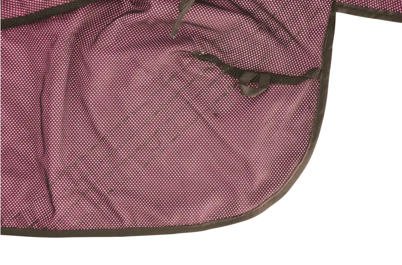 Hy Equestrian Reflector Mesh Exercise Sheet - Pink-1